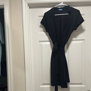 J. McLaughlin Elegant Black wrap Dress